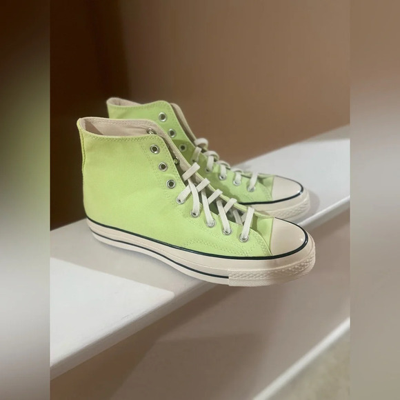 Converse Chuck Taylor All Star 70 High‎ Top Sneaker Citron W10 M8 NIB. - Picture 1 of 12